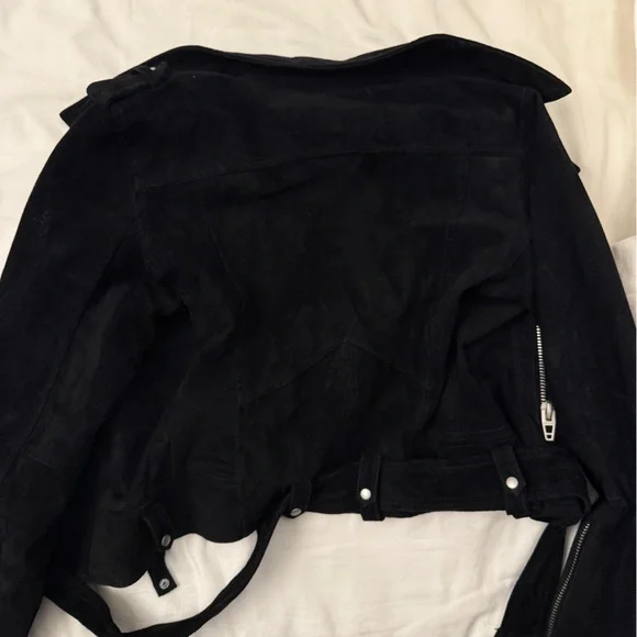 BlankNYC Black Suede Moto Jacket - Picture 2 of 3
